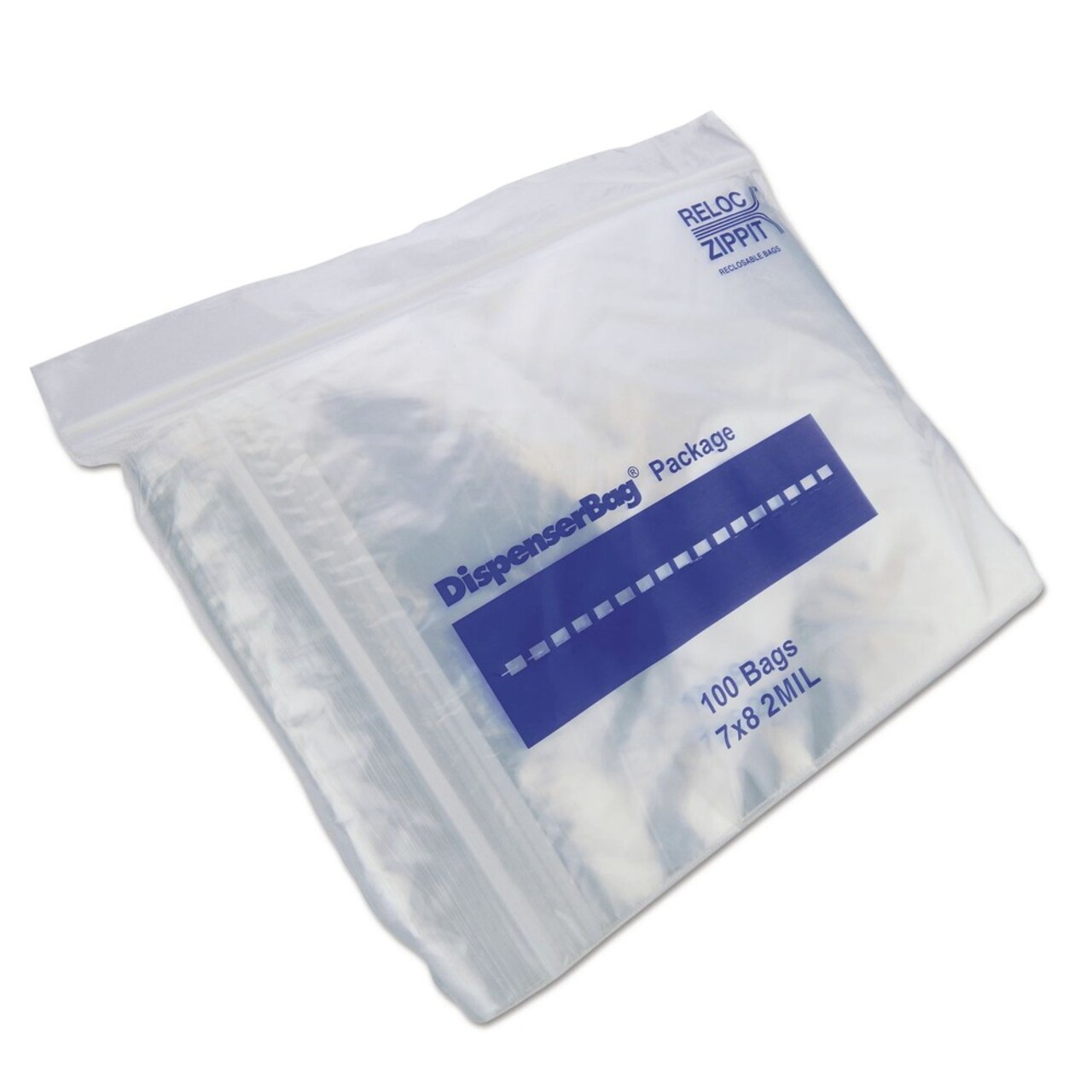 Fantapak 7 in. x 8 in. 32 oz. Plastic Zipper Bags - Clear (1000/Box)